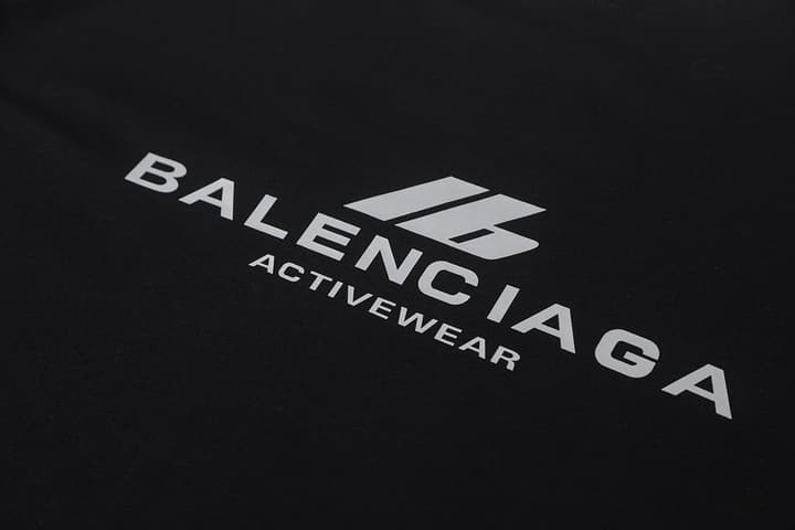 Balenciaga Large Logo Laser Reflective T-Shirt – 26SS in Black