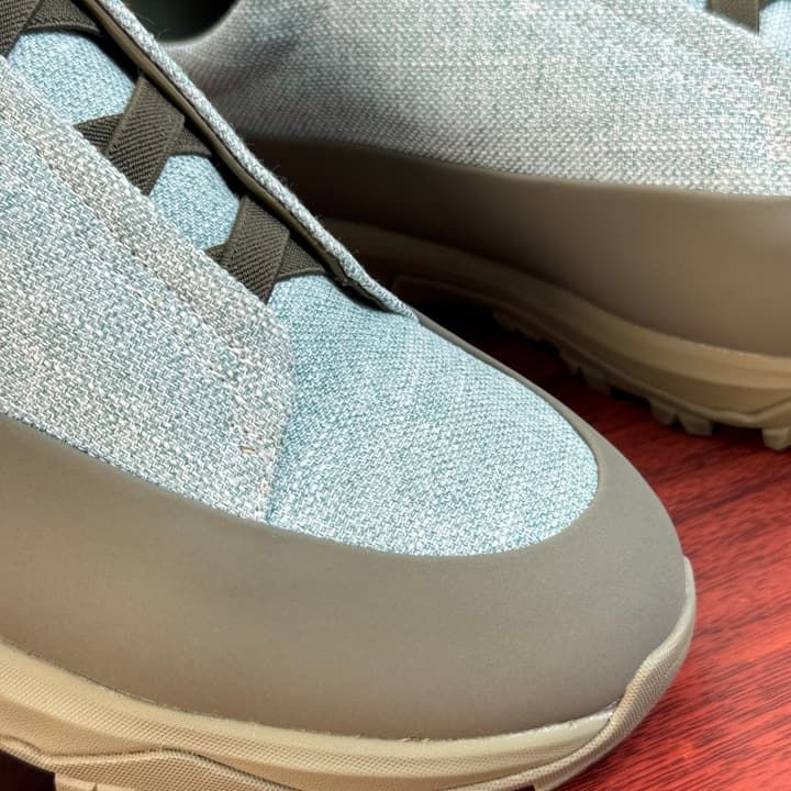 Zegna Triple Stitch Monte Canvas Sneakers