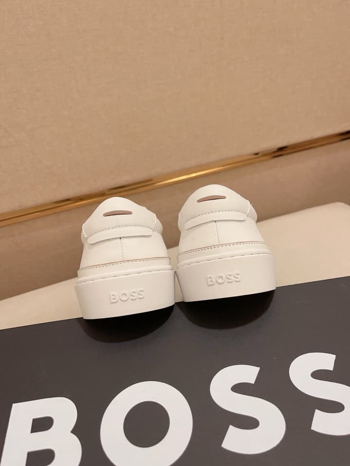 Boss Premium Casual Men's Sneakers in Black Monochromatic