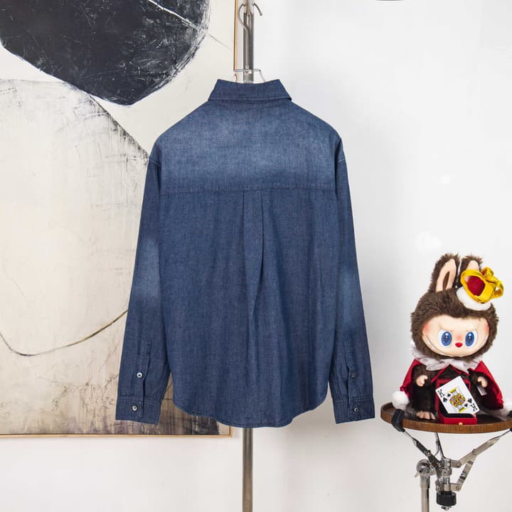 Loewe Double-Sided Denim Embroidered Shirt