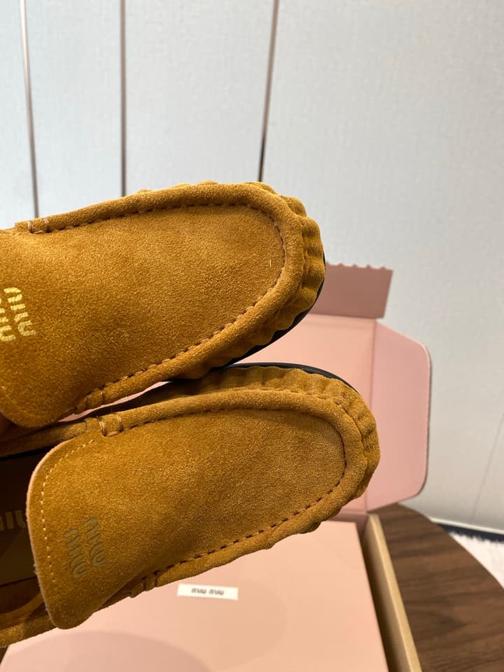 Miu Miu Loafers – 25SS Autumn/Winter Collection in Black Suede