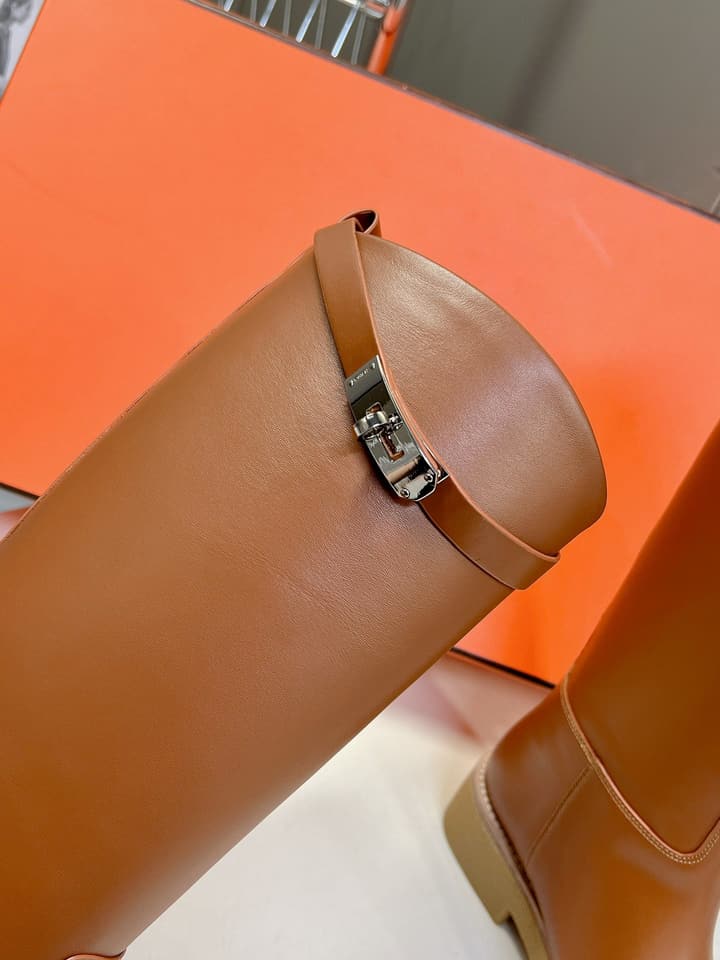 Hermès Kelly Riding Boots in Black
