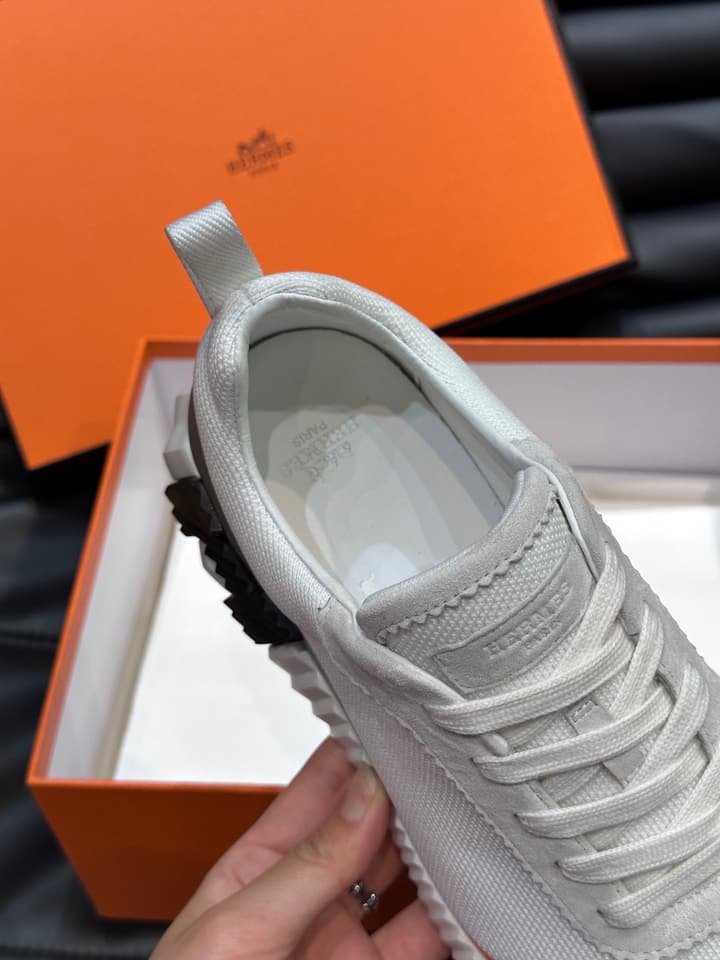 Hermès Bouncing Sneakers in Charcoal