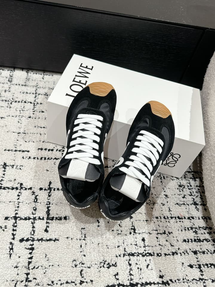 Loewe Ballet Runner 2.0 Sneakers – 2025 Runway Collection in Black