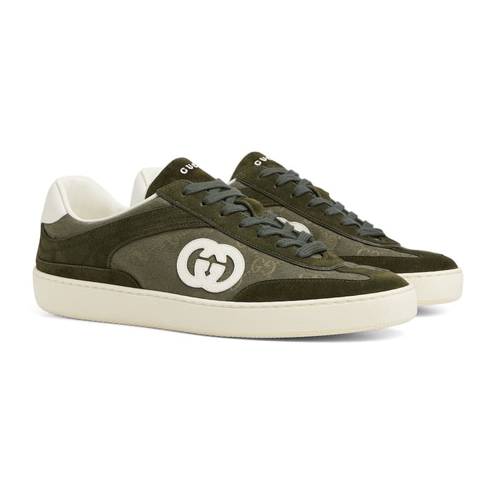 Gucci German Training Sneakers – 24SS in Black With White Logo