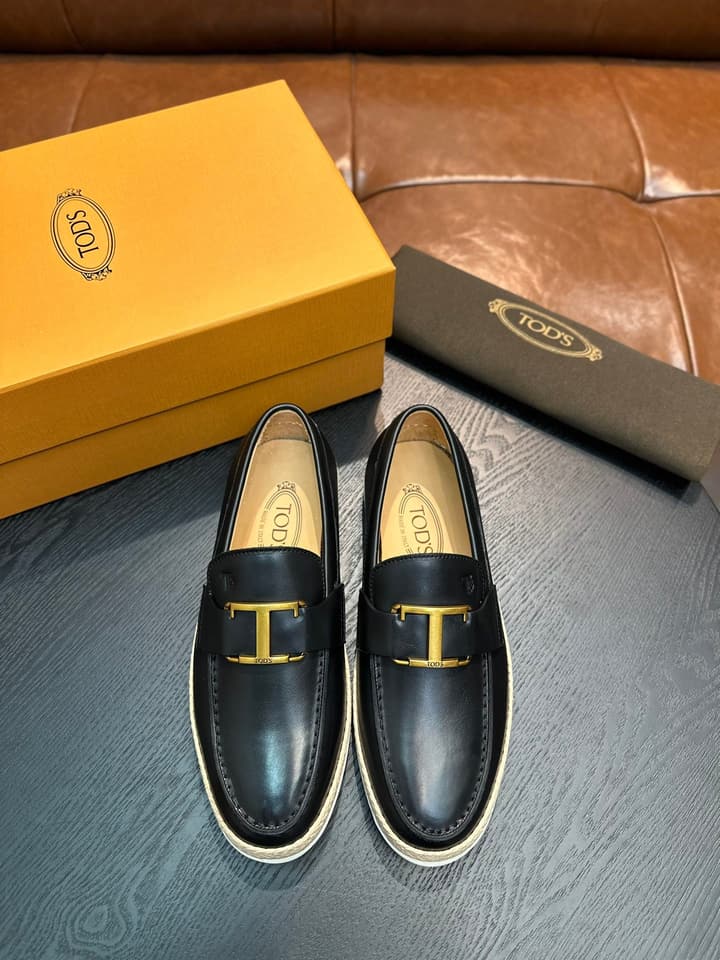 Tod's Gommino Calfskin Loafers in Assorted Loafers Display