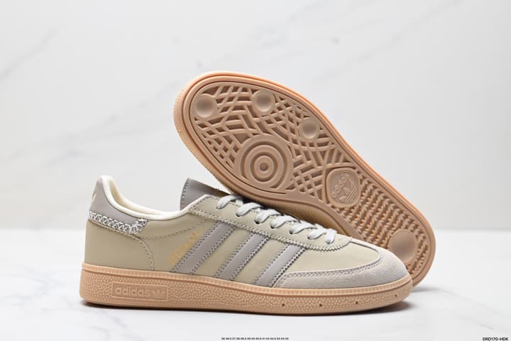 Adidas Handball Spezial Retro Suede Sneakers in Burgundy White Stripes