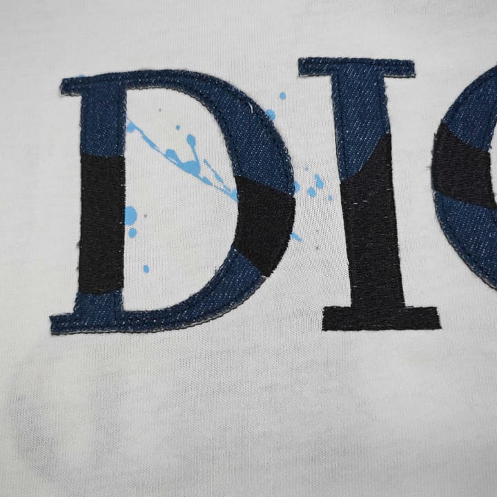 Dior Embroidered Logo Cotton T-Shirt – 2026SS in Black