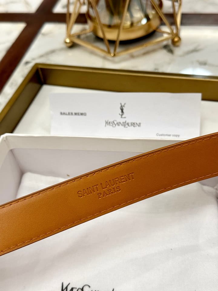 Saint Laurent Classic Leather Belt – 3.0cm