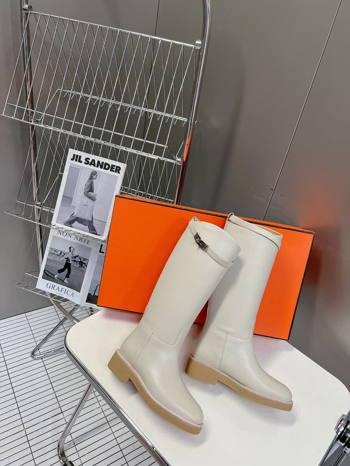 Hermès Kelly Riding Boots in Black