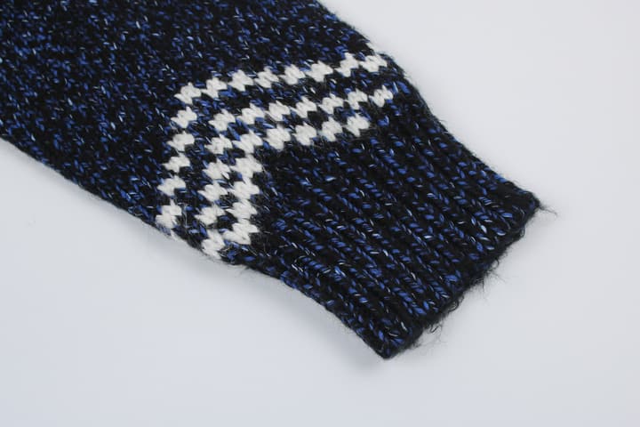 Louis Vuitton Mohair Knit Zipper Cardigan – 25SS in Navy Knit With Fish Motif