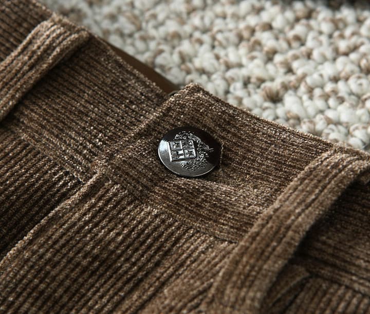 Loro Piana Corduroy Business Casual Trousers – Autumn/Winter in Coffee Brown