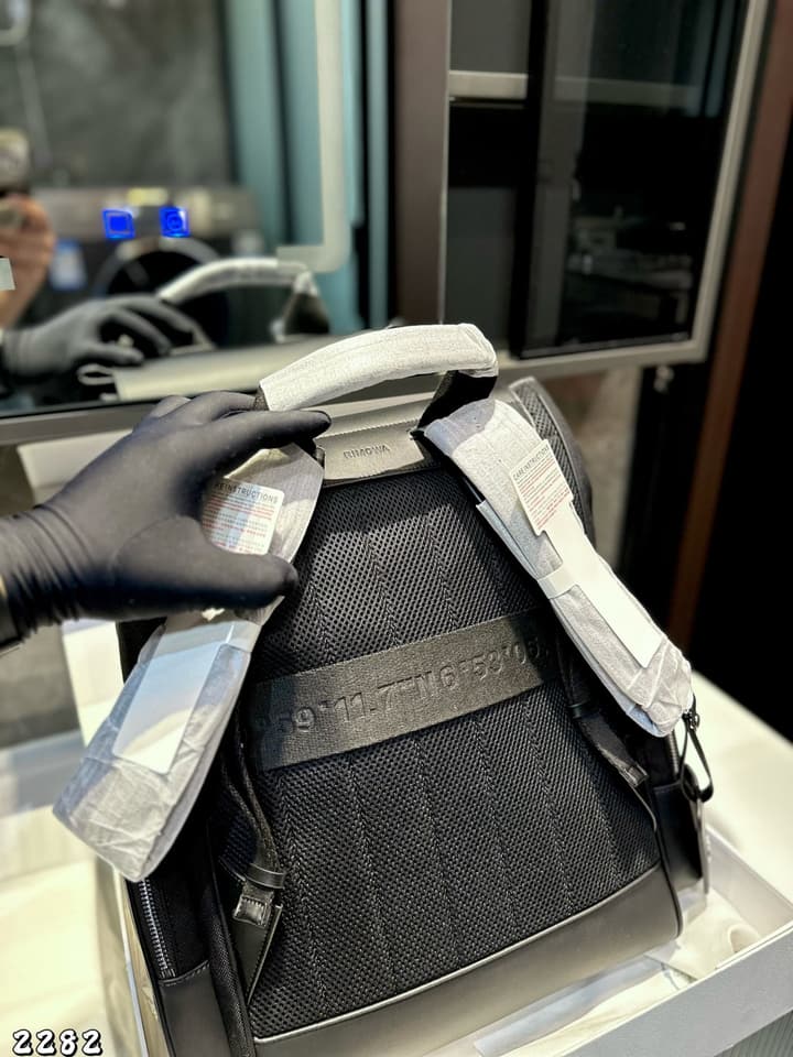 RIMOWA Never Still Large Men's Backpack in Dark Grey With Grey Flap