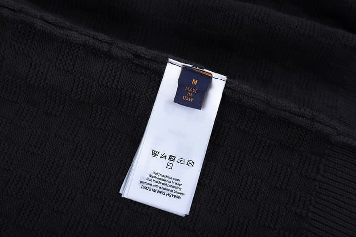 Louis Vuitton Plush Blend Half-Zip Pullover – 25SS in Deep Black Half-zip Pullover