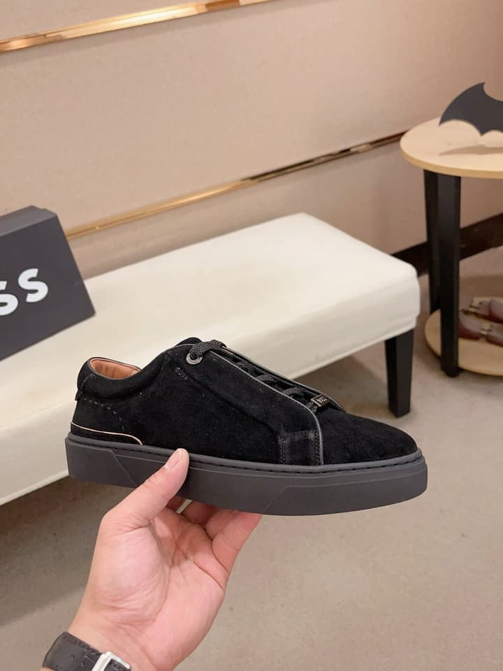 Boss Latest Casual Men's Sneakers in Black Monochromatic