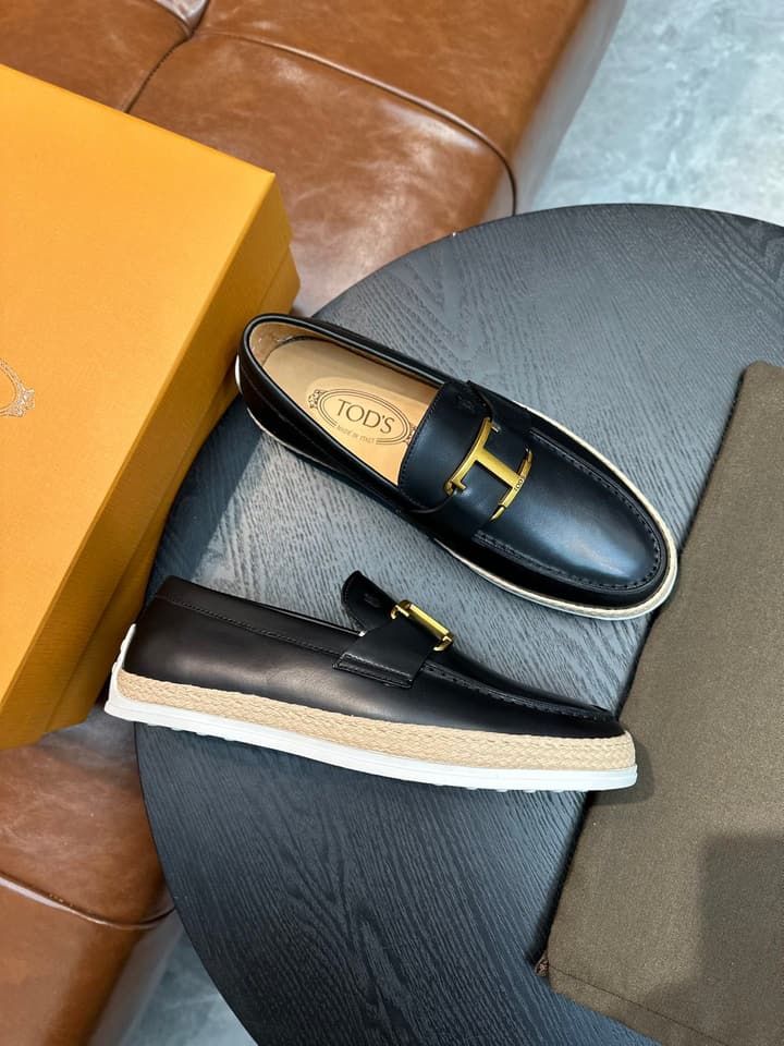 Tod's Gommino Calfskin Loafers in Assorted Loafers Display