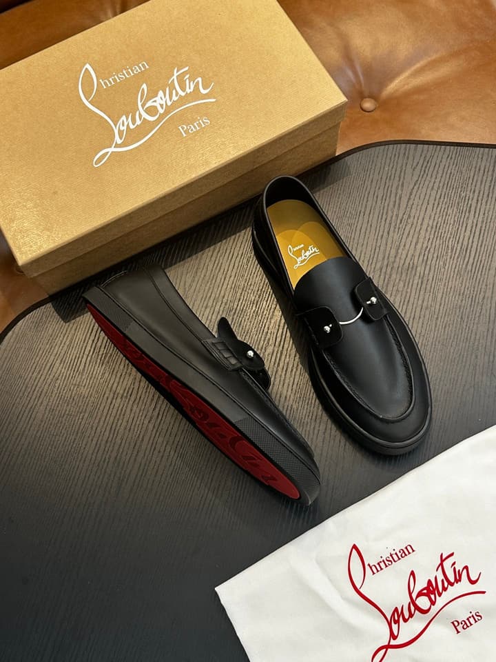 Christian Louboutin Men's Casual Sneakers in All White