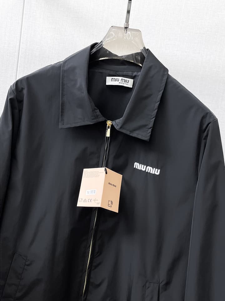 Miu Miu Men's Casual Jacket – 2026SS in Black
