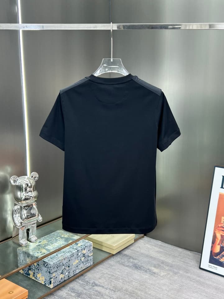 Prada 3D Logo High-Count Cotton T-Shirt – 2026SS in Classic Black