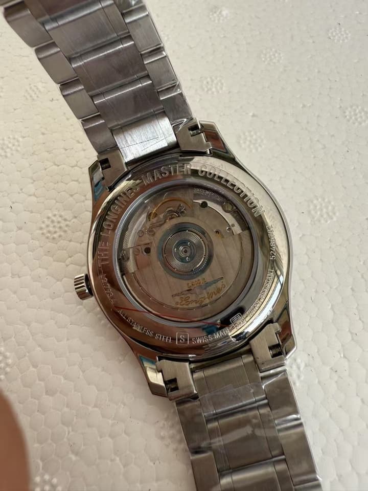 Longines Master Collection Automatic Steel Watch in Stainless Steel White Dial (arabic)