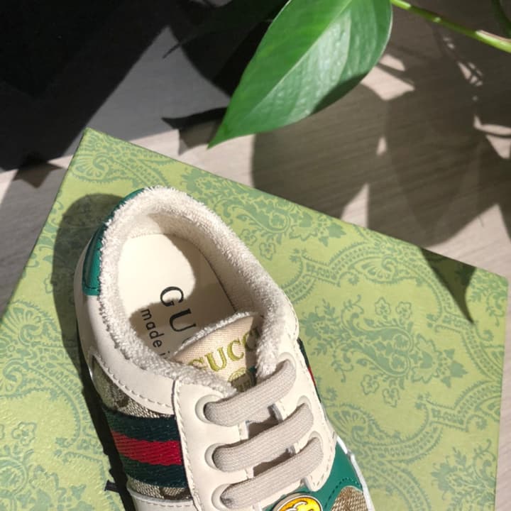 Gucci Kids' Footwear – Kids Collection in Green/red Web Stripe