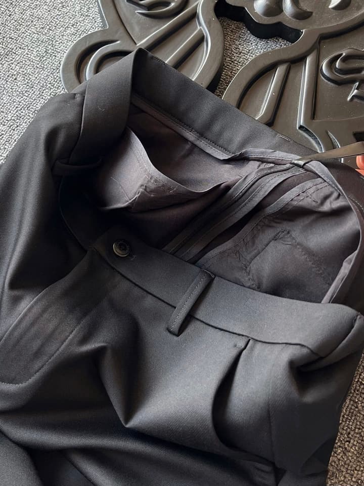 Zegna Business Casual Trousers in Dark Grey Business Casual