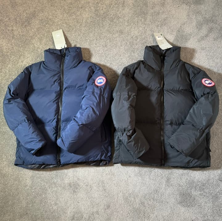 Canada Goose Lawrence Stand-Collar Puffer Jacket in Classic Black