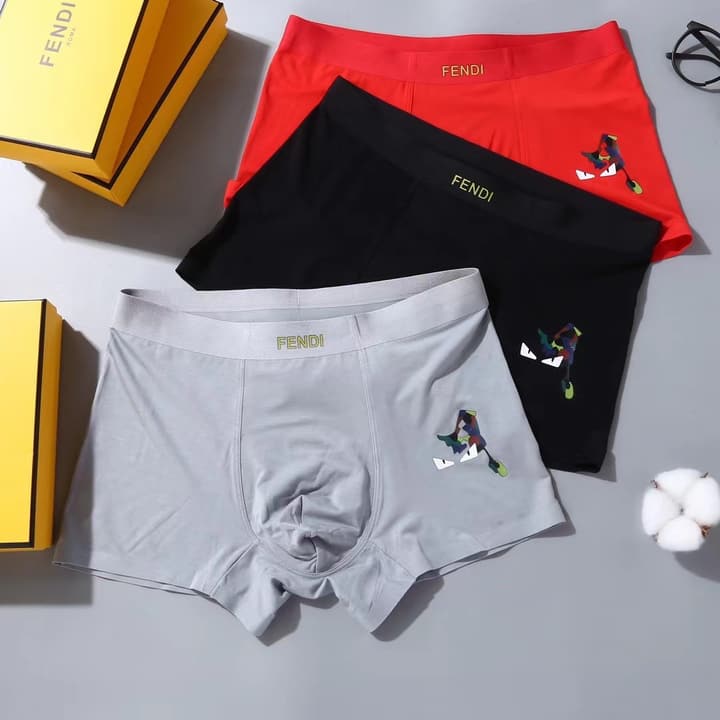 Fendi Seamless Modal Boxer Briefs 3-Pack