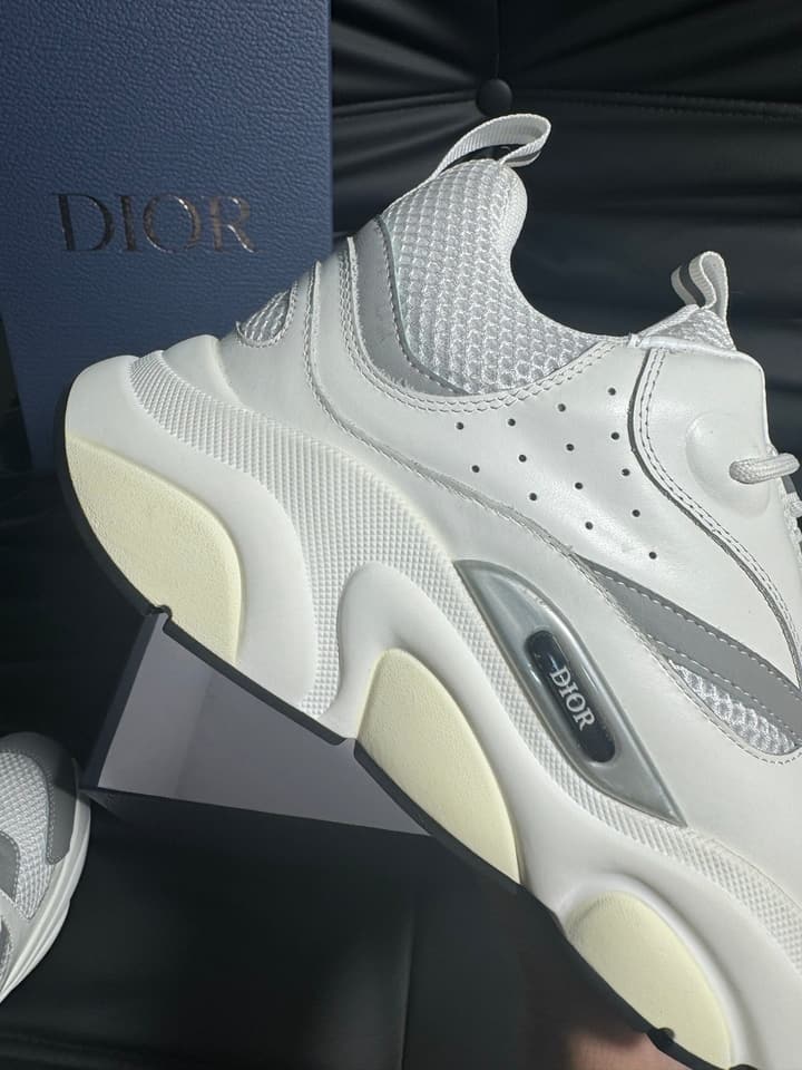 Dior B22 Calfskin Sneakers in Black