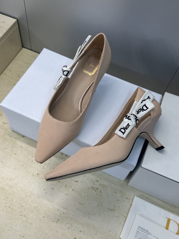 Dior J'Adior Webbing Bow Pumps – 2026 Early Spring Collection