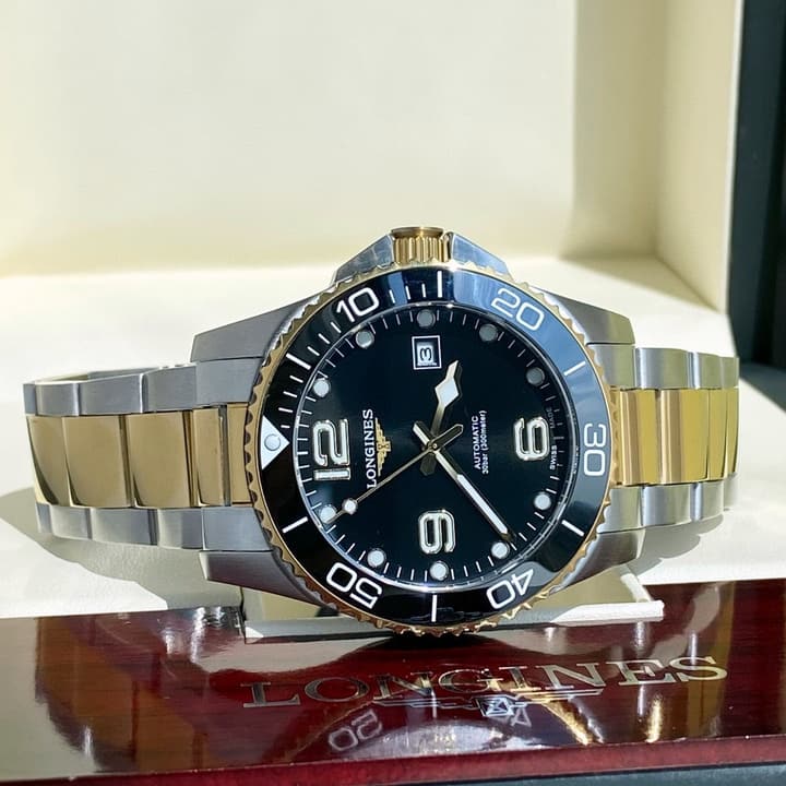 Longines Conquest Automatic Watch 41mm – Eddie Peng Edition in Two-tone Black Dial