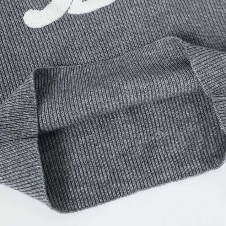 Celine Arc de Triomphe Logo Wool Sweater – 25FW in Grey
