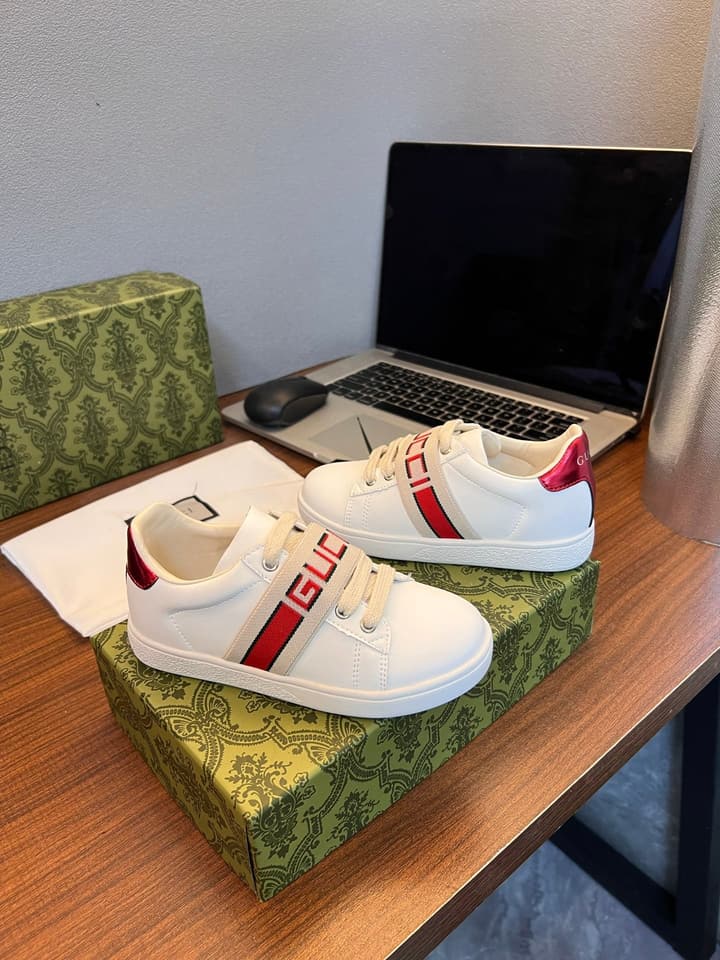 Gucci Kids Sheepskin-Lined Sneakers – Kids Collection