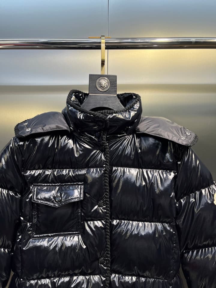 Moncler GLAREIN Hooded Down Jacket – 2025FW in Black