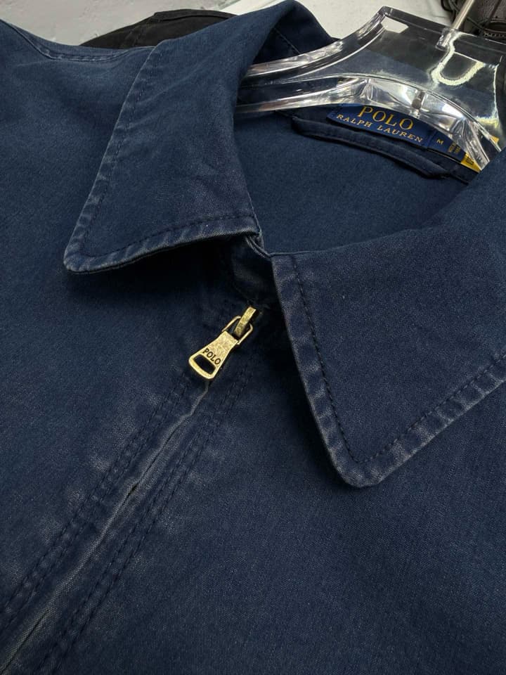 Ralph Lauren 2025 Washed Denim Jacket in Khaki