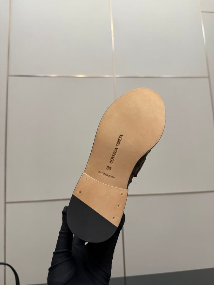 Bottega Veneta Astaire Suede Loafers in Black Leather