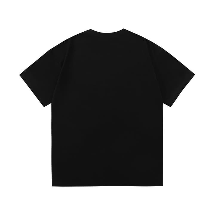 Fendi Embroidered Double F Logo Inkjet T-Shirt – 2025SS in Black