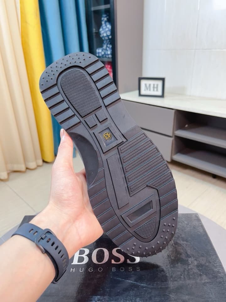 Boss Classic Suede and Waterproof Casual Sneakers