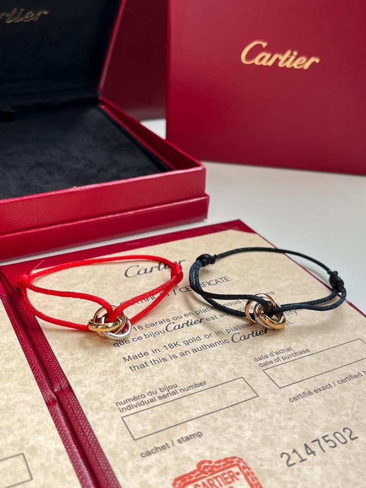 Cartier Trinity Adjustable Cord Bracelet