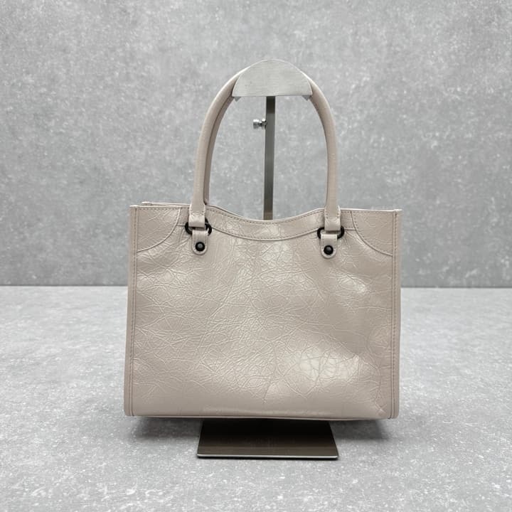 Balenciaga Le City Small Tote Bag – Almond in Almond