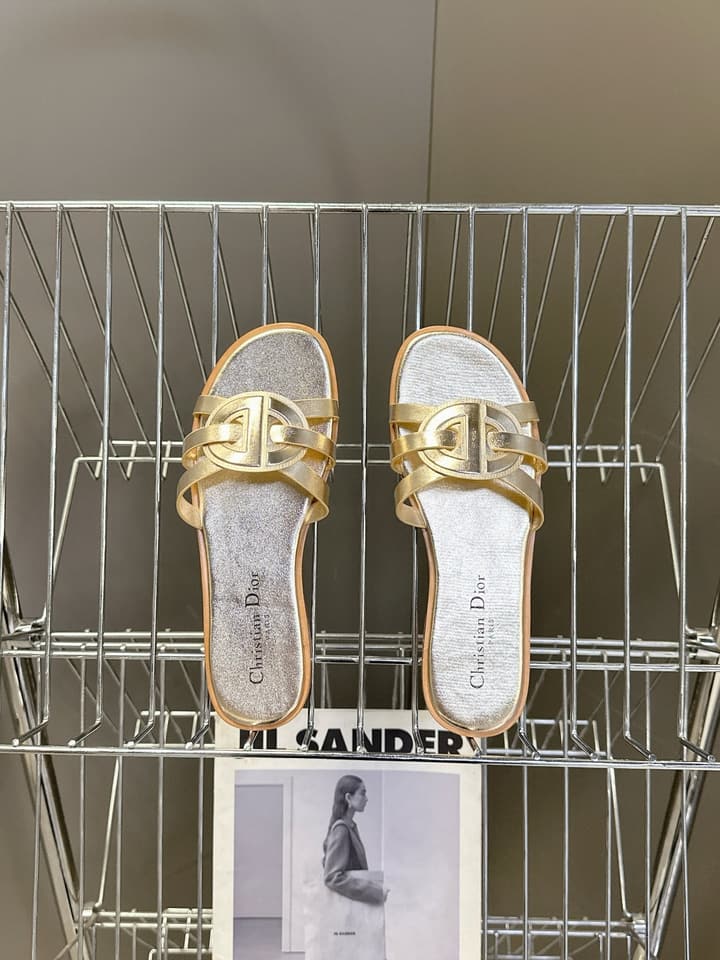 Dior CD Slides – 25SS in Black