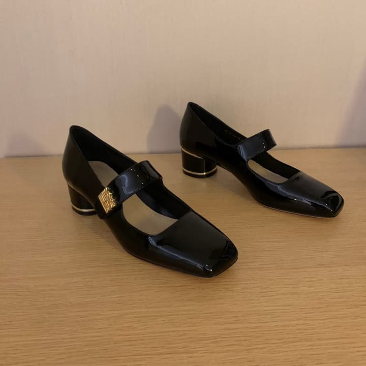 Dior Miss Dior Mary Jane Patent Heels – FW24 in Black Patent Leather Mary Jane