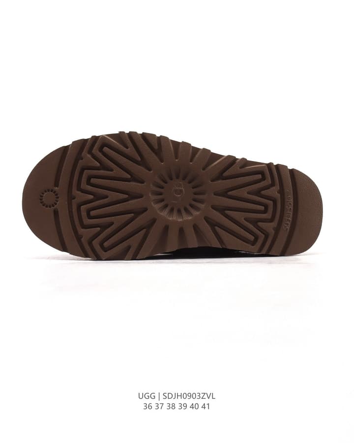 UGG Tire-Sole Snow Slippers in Black