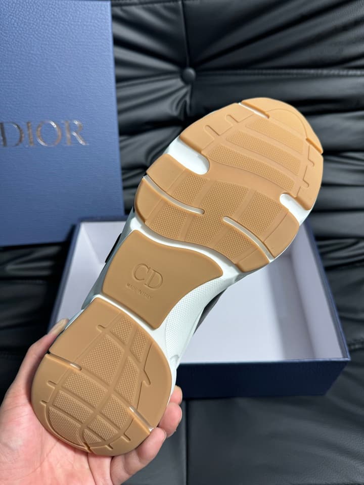Dior B22 Calfskin Sneakers in Black