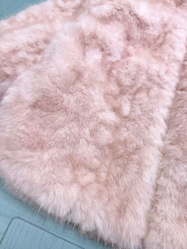 Dior Kids Faux Fur Coat – 25SS – Kids Collection in Dusty Pink Faux Fur