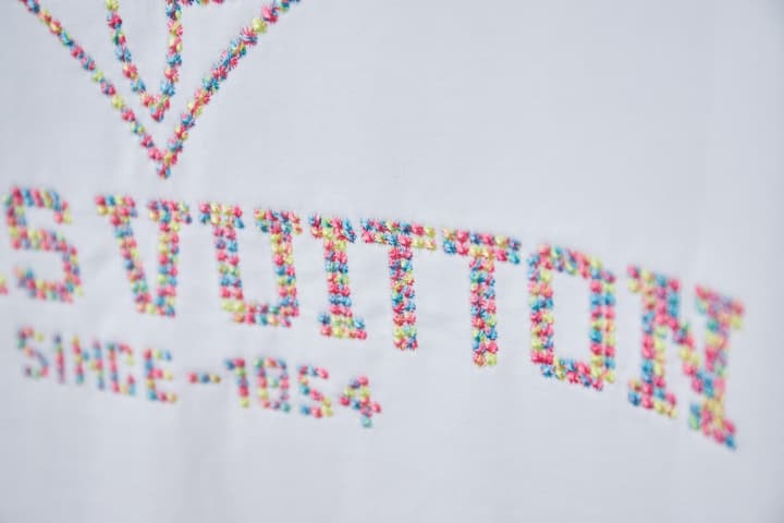Louis Vuitton Embroidered Hollow LV Letter T-Shirt – 2026SS in Black