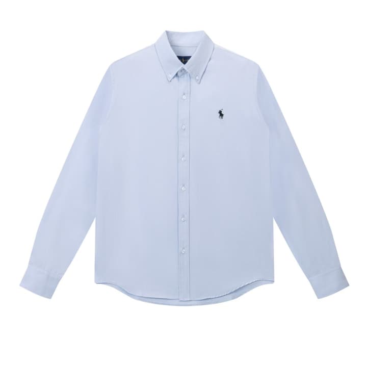 Ralph Lauren Unisex Oxford Long Sleeve Shirt in Black