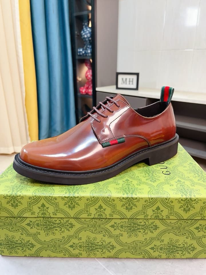 Gucci Men's Formal Leather Shoes – New Collection