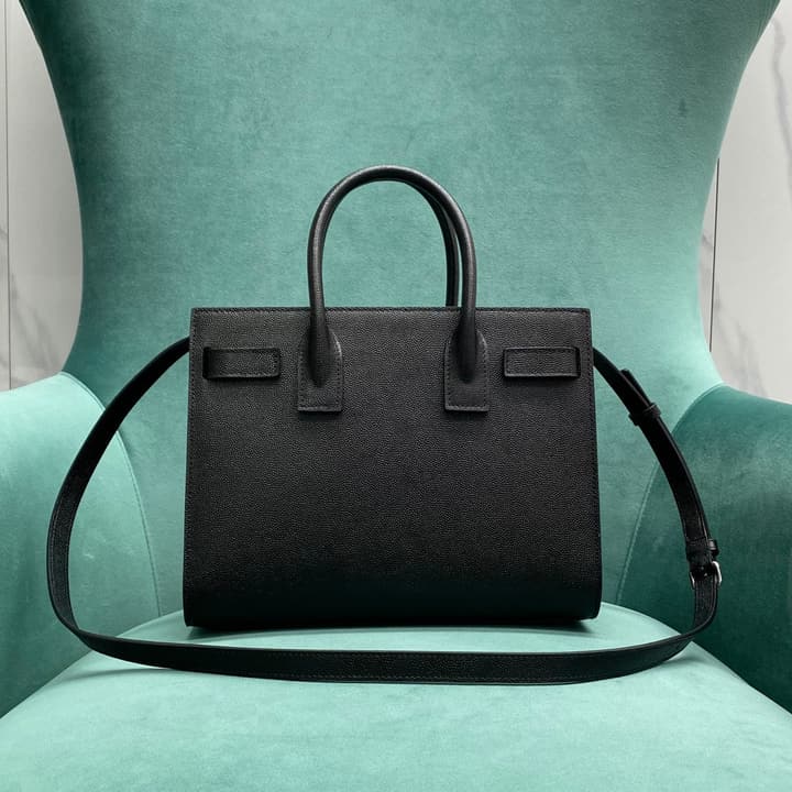 Saint Laurent Sac De Jour Satchel Bag in Gold