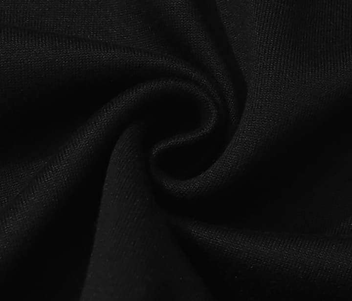Moncler Classic Embroidered Logo Zip Hoodie in Black